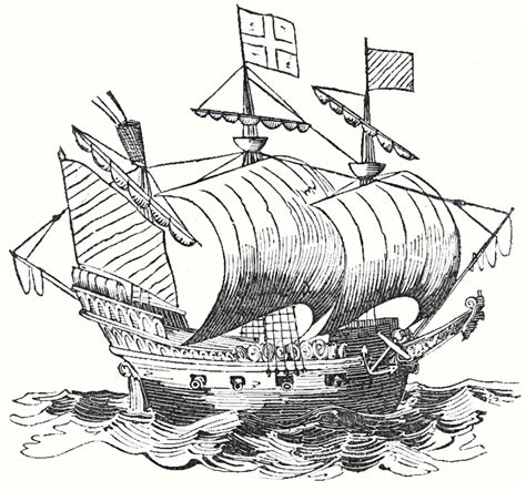 Mayflower Ship Drawing at GetDrawings | Free download