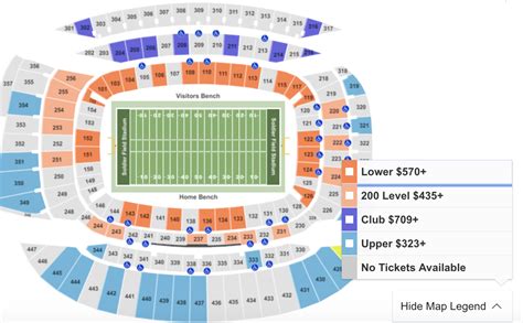 Green Bay Packers Seating Chart