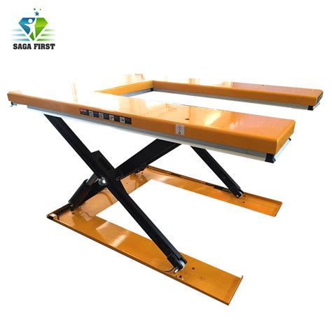 1ton Electric Goods U Type Lift Table Pallet Scissor Lift - Electric Static Goods Lift and ...