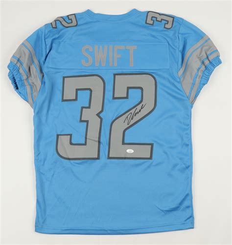 D'Andre Swift Signed Jersey (JSA) | Pristine Auction