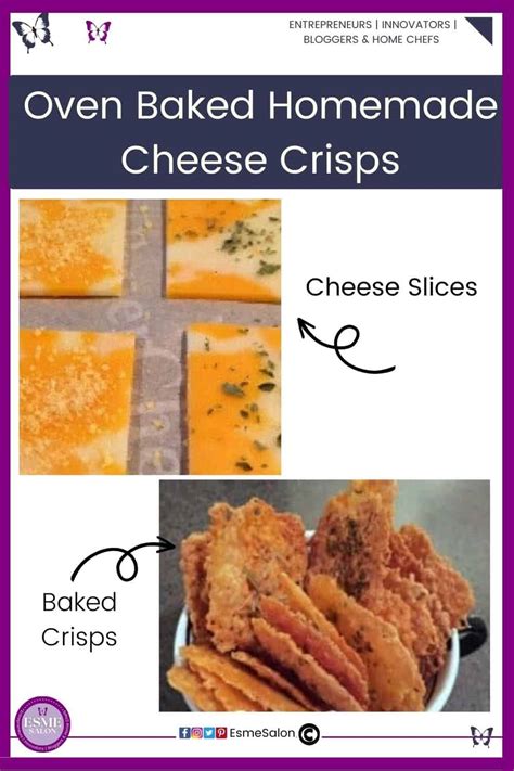 Oven Baked Homemade Cheese Crisps