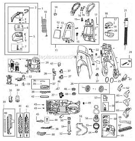 Bissell 9500 Parts List and Diagram : eReplacementParts.com