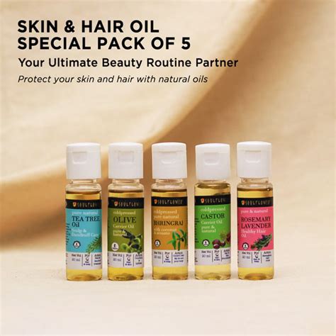 Buy Soulflower Skin & Hair Oil Special Hair Oil each 20ml 5's Online at Discounted Price | Netmeds