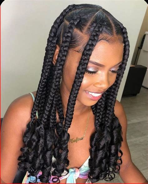 Unblended Synthetic Premium Braid Hair Extensions in 2021 | Box braids hairstyles for black ...