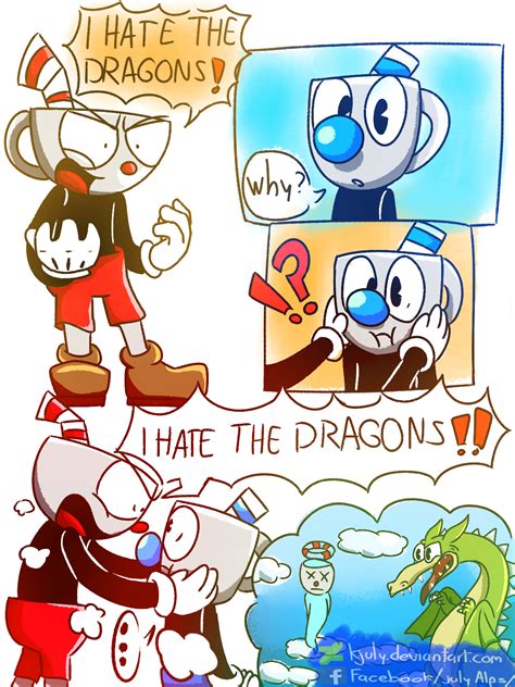 Cuphead Mini Comic : I hate the dragons by Kjuly on DeviantArt