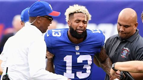 Odell Beckham Jr.’s injury a serious blow to him, Giants - Newsday