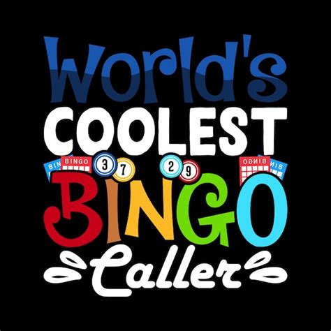 Premium Vector | World's Coolest Bingo Caller Funny Bingo Player Casino ...