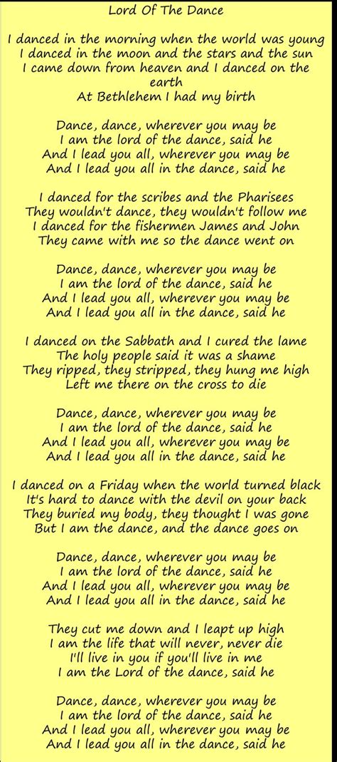 dance dance lyrics - Giovanna Arndt