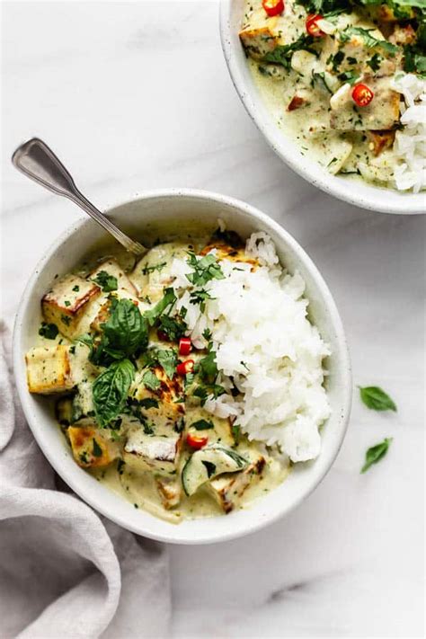 Thai Green Curry Tofu - Choosing Chia