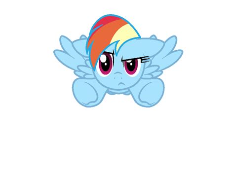 Rainbow Dash Flying (Front Angle) by Chao0071 on DeviantArt