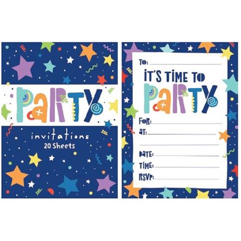 Party Invitations | Party | BIG W