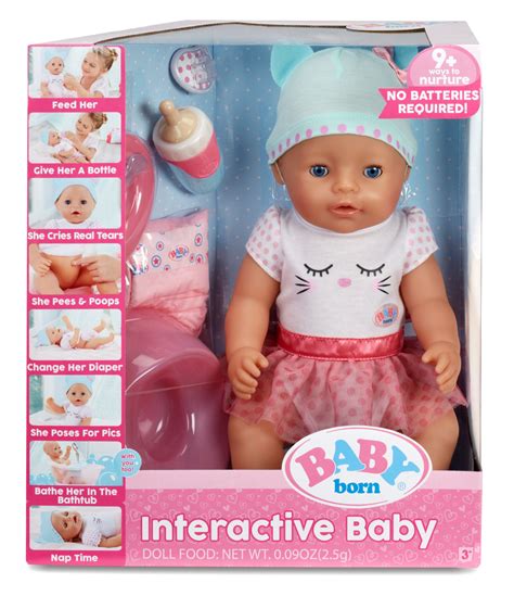 Interactive Warm baby born Doll Play set Toy with Accessories Spielzeug ...