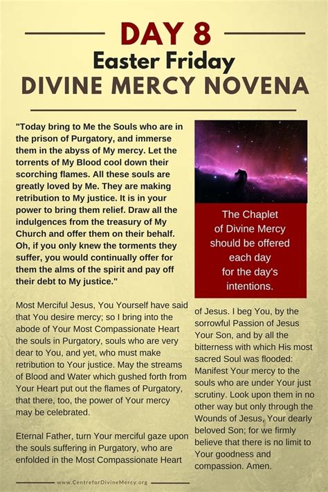 Centre for Divine Mercy :: 9 Day Novena to Divine Mercy :: A Global Virtual Centre for Divine Mercy