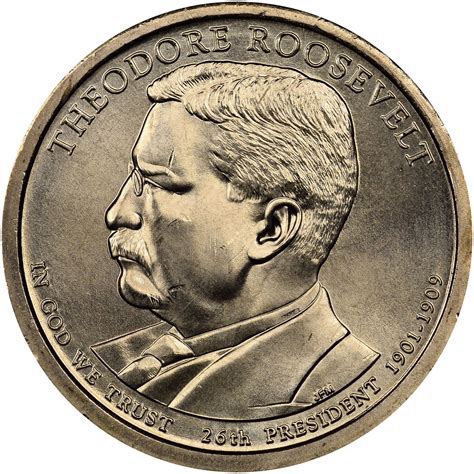 2013 P Theodore Roosevelt $1 MS Presidential Dollars | NGC