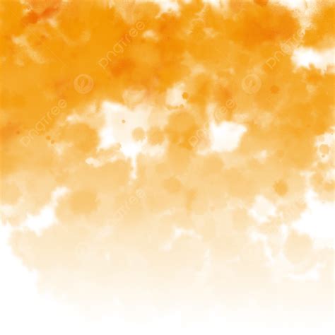 Orange Fading Watercolor Background, Watercolor, Background, Vector ...