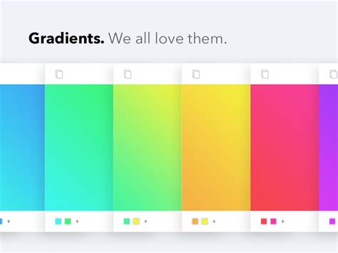 Gradient Examples | Free PSD Template | PSD Repo