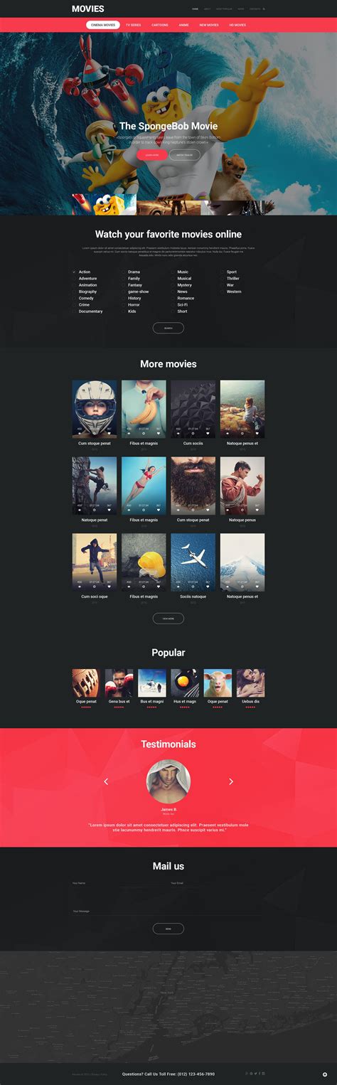 Best Movie Website Templates