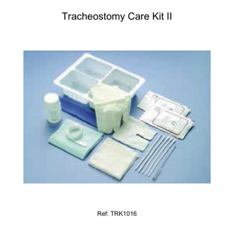 Tracheostomy Care Kit | Procedure Kits | NEU Industries