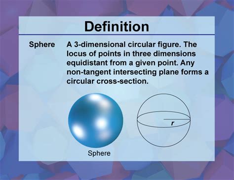 Definition--3D Geometry Concepts--Sphere | Media4Math