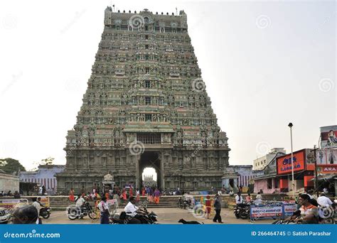 Main Gopuram of Kasi Viswanathar Temple of Tenkasi Editorial Image ...