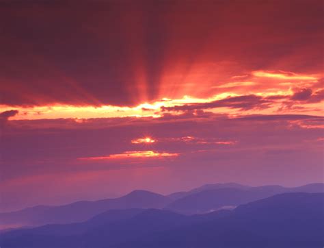 You can't look away from a sunrise in the Smokies. #gatlinburg | Gatlinburg, Mountains in ...