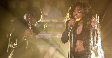 Watch SZA And Travis Scott Perform “Love Galore” On The Tonight Show ...