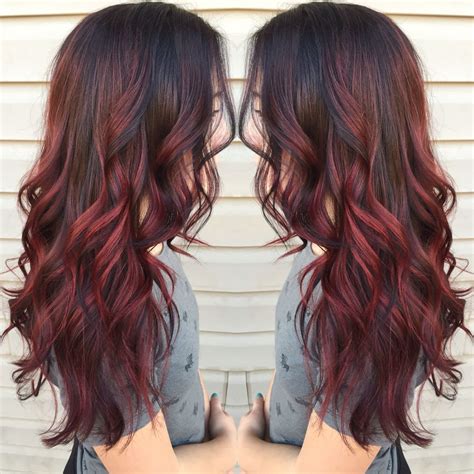 Balayage Hair Red