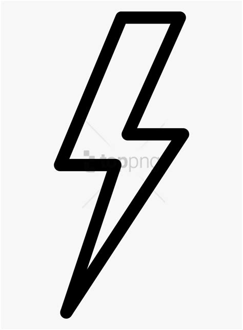 lightning bolt icon transparent background - Clip Art Library