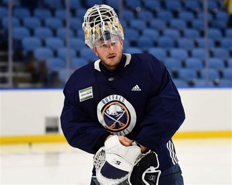 Sabres goalie Linus Ullmark upbeat following tough season - Buffalo ...