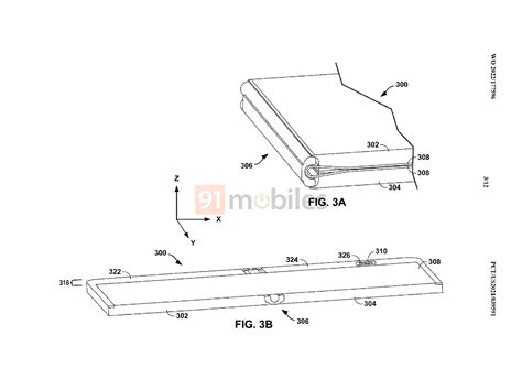 Google foldable phone patent shows Galaxy Fold-like design with bezel camera