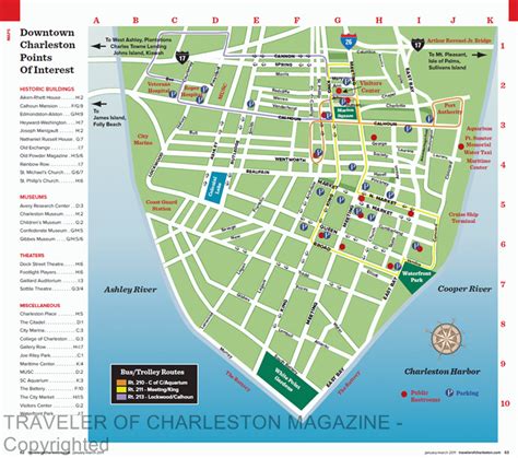 Charleston Sc Parking Garages Map | Dandk Organizer