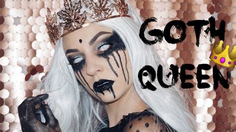 [2020] GOTH QUEEN HALLOWEEN MAKEUP TUTORIAL - YouTube