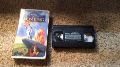 Opening to The Lion King 1995 VHS - YouTube