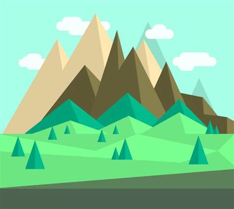 Flat Landscape Design 192811 Vector Art at Vecteezy