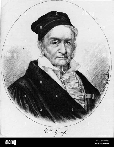 Carl Friedrich Gauss, German Mathematician Stock Photo - Alamy