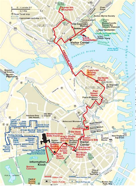 Boston Freedom Trail Map (http://www.bostonbyfoot.org/docs/maps/freedom ...