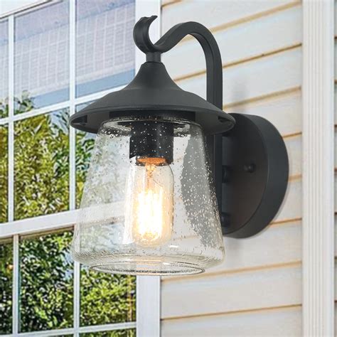 LNC Farmhouse Outdoor House Lights Black Outside Wall Lantern for Porch ...