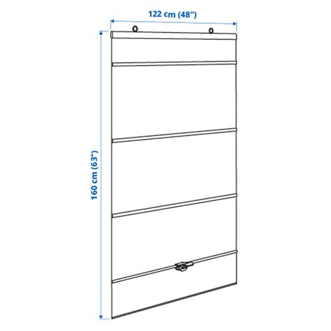 RINGBLOMMA Roman blind, white, 48x63" - IKEA