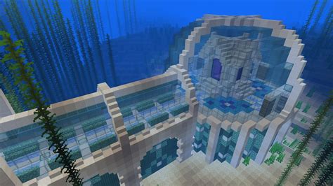 My WIP underwater Stronghold base : r/Minecraft