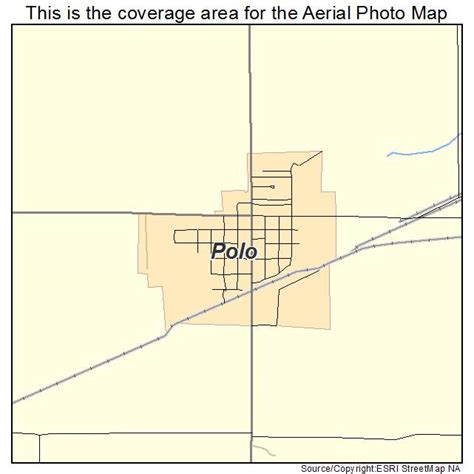 Aerial Photography Map of Polo, MO Missouri