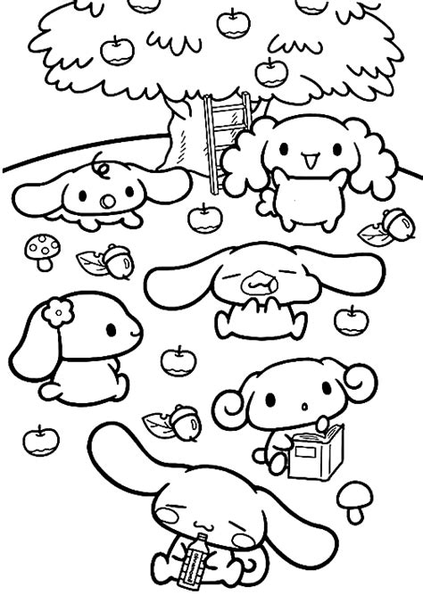 Cinnamoroll Coloring Pages - Coloring Pages For Kids And Adults | Hello ...