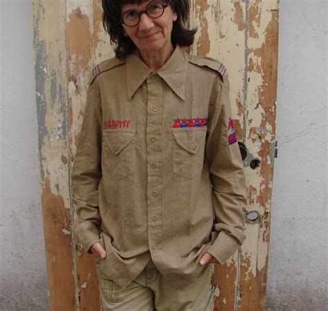 Vintage Fun US Army Military Uniform, Late 70s/early 80s, 100% Pre-gmo Cotton, Pointy Collars ...