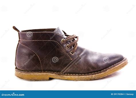 Old Fashioned Brown Boots Stock Photo - Image: 39170284