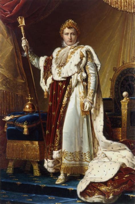 Napoleon I as Emperor of the French in coronation regalia. | Napoléon, Napoléon bonaparte ...