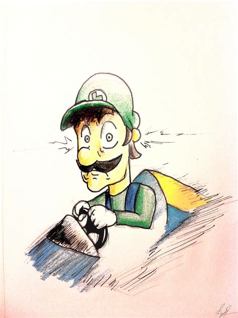 Luigi Death Stare by KazakhKau on DeviantArt