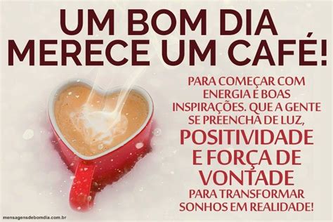 Um bom dia merece um café para começar com energia e boas inspirações ...