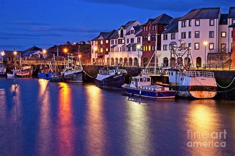 Fishing Boats in Maryport Harbour, Cumbria Photograph by Martyn Arnold - Fine Art America