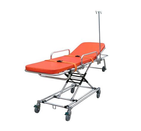 YA-AS04 Foldable Wheeled Ambulance Stretcher With Backrest