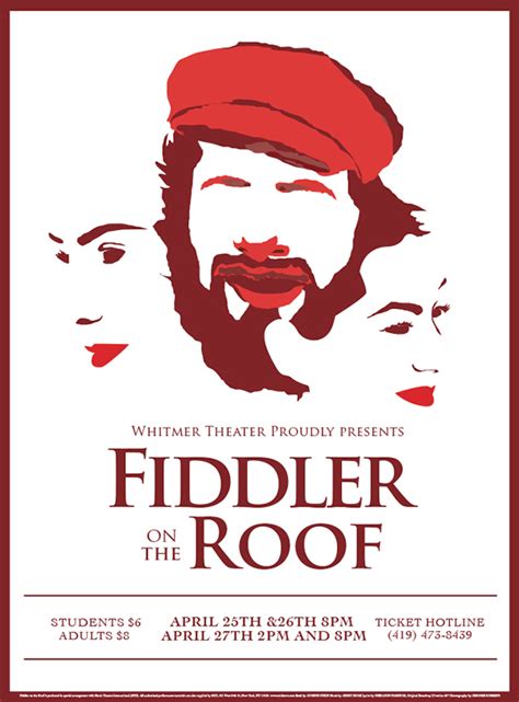 Fiddler on the Roof Poster on Behance