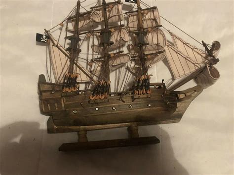 wooden pirate ship model | #2090664787